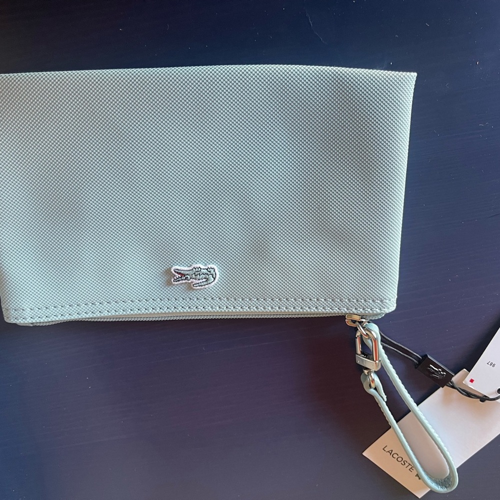 Blue Lacoste wristlet - Picture 3 of 3